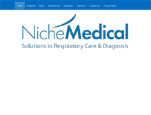 Tablet Screenshot of nichemedical.com.au